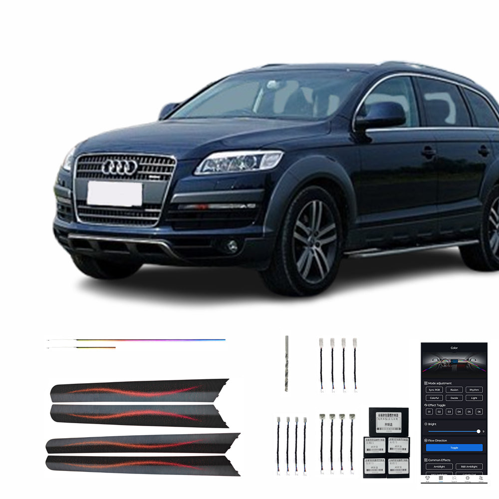 06 09 Q7 Galaxy Edition 17 High Quality Automotive Interior Modification Lights Ambient Lighting for Car Interior