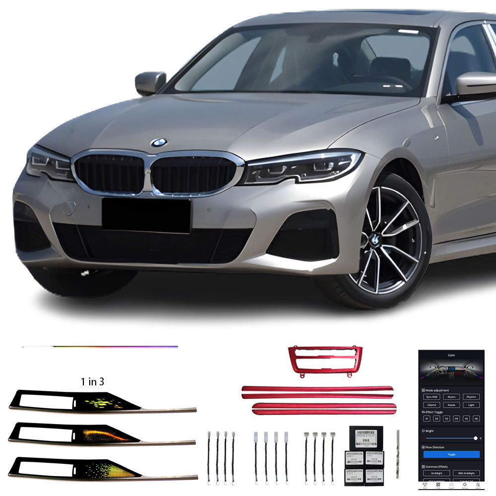 14-19 bmw 3 Series China Wholesale High Quality Factory Direct Sales Red Trim 20 Lights Ambient Light Car Interior for Bmw F30
