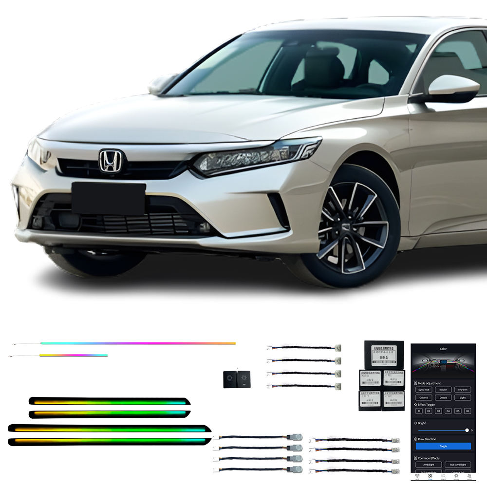 Lumière Ambiante Intérieure Voiture 15-24 Odyssey ELYSION 18 Lampes Couleur Magique Dynamique Honda Odyssey ELYSION