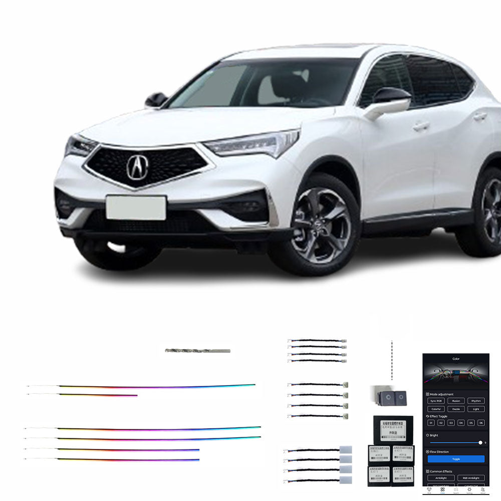 Lumières Dambiance Intérieure Modifiées À Vendre Directement Usine 16-21 CDX Pour Acura 16-21 CDX LED 18 Lumières