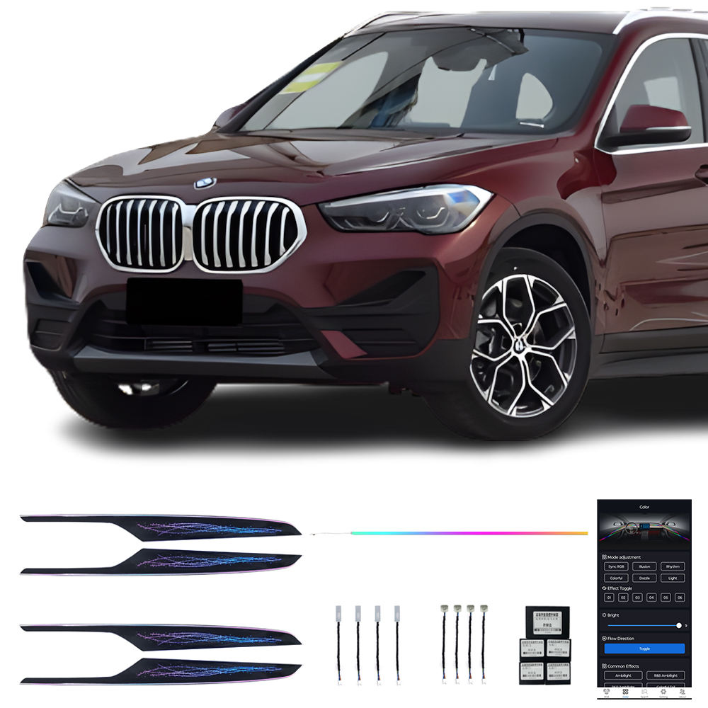 Éclairage Ambiant De Haute Qualité Pour Intérieur De Voiture Bmw X1 16-22 Vente Directe Usine Ruban Nuit Étoilée Couleur Magique 17 Lumières Pour Bmw X1 F49