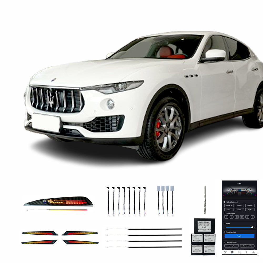 16 22 Levante Dragon Scale 22 Lights Option Dot Matrix Ambient Car Interior Lighting High Quality Factory Sale