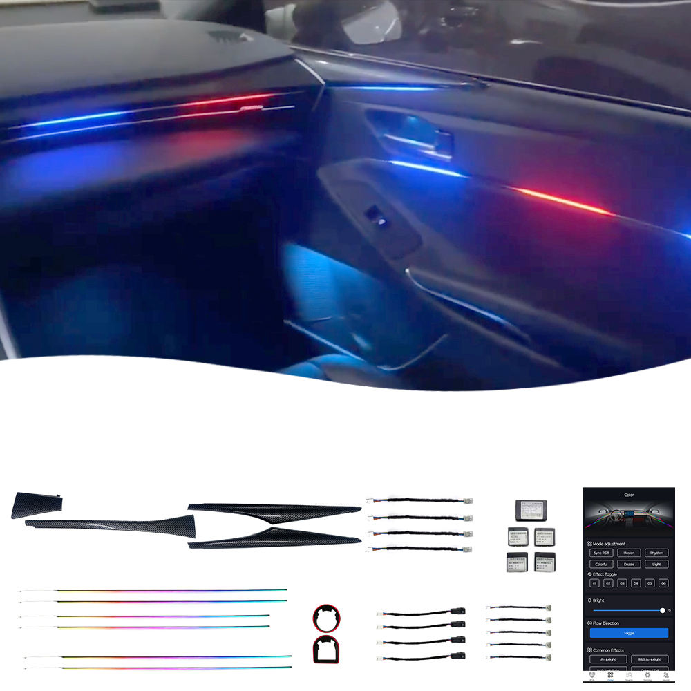 19-23 Avalon Factory Direct Sales of High Quality Ambient Light Car Interior Led Magic Color 23 Lights for Toyota Avalon