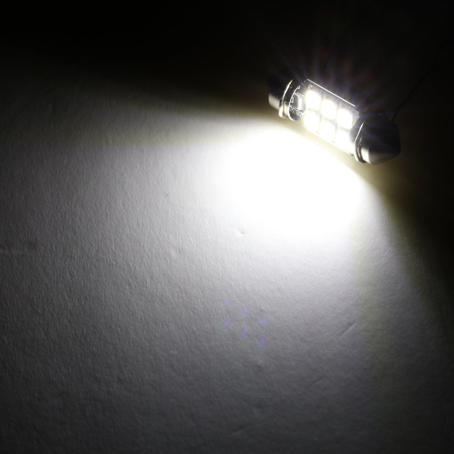 مصابيح LED للسقف/القبة/الخريطة/لوحة الترخيص، مقاس 31 مم، طراز DE3175 DE3021 DE3022، 1.22 بوصة، بقوة 2.7 واط، 200 لومن، 6500 كلفن، بيضاء | مصباحان