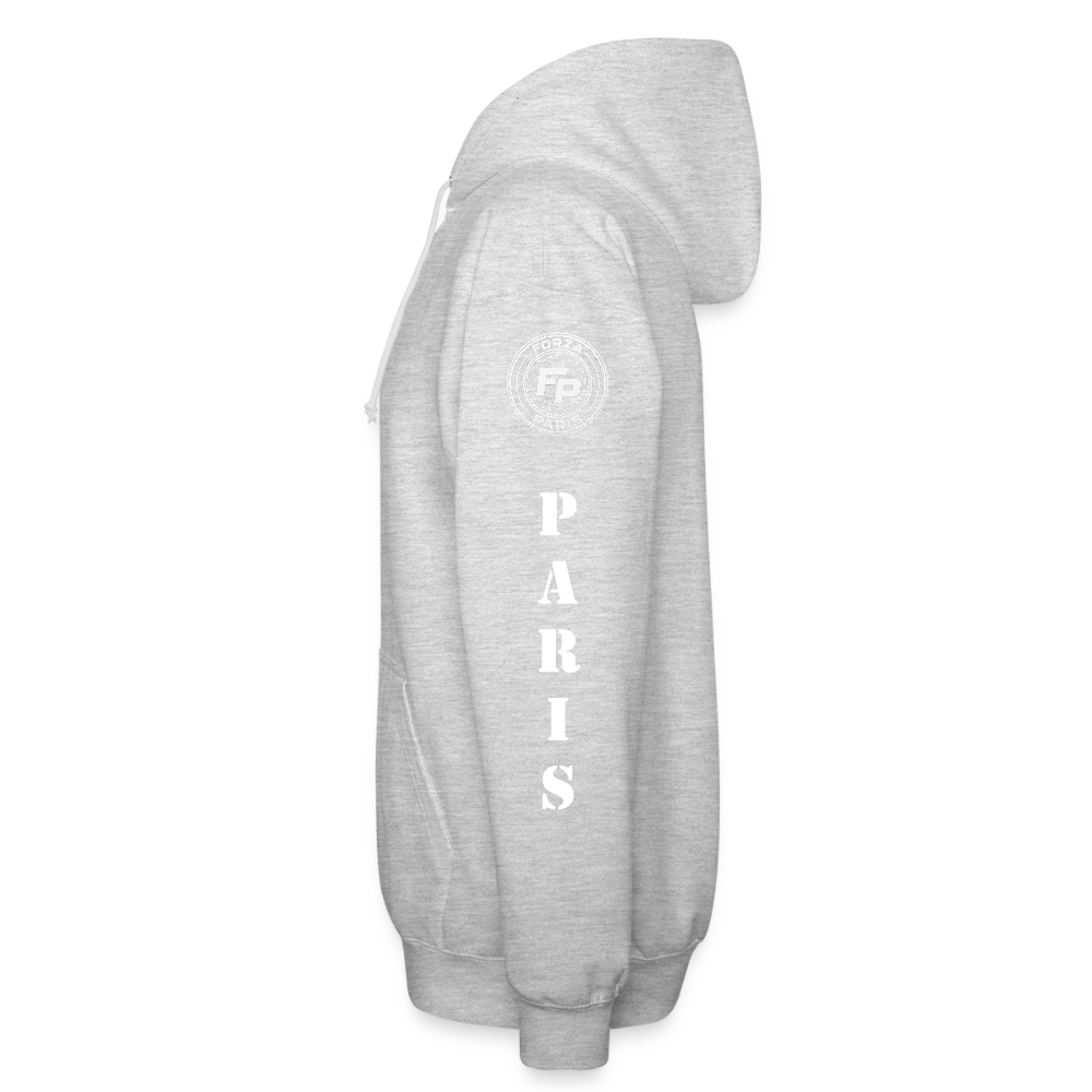 Veste à capuche unisexe - gris clair chiné