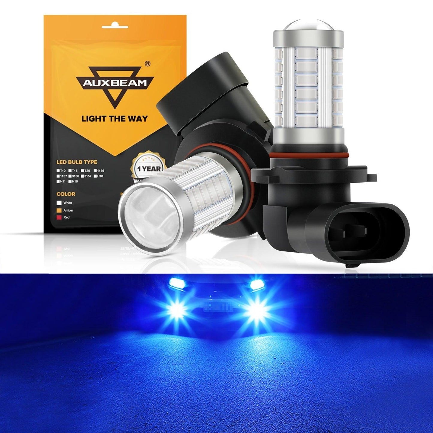 9006/HB4 LED Fog Light/DRL Bulbs 50W 4000LM Deep Blue 33LED Series | 2 bulbs