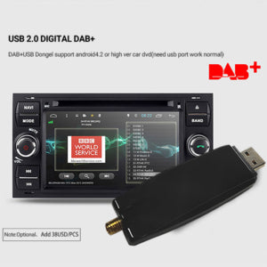 DAB Car Radio Tuner Receiver USB stick DAB box for Android Car DVD include antenna usb dongle Digital audio broadcasting