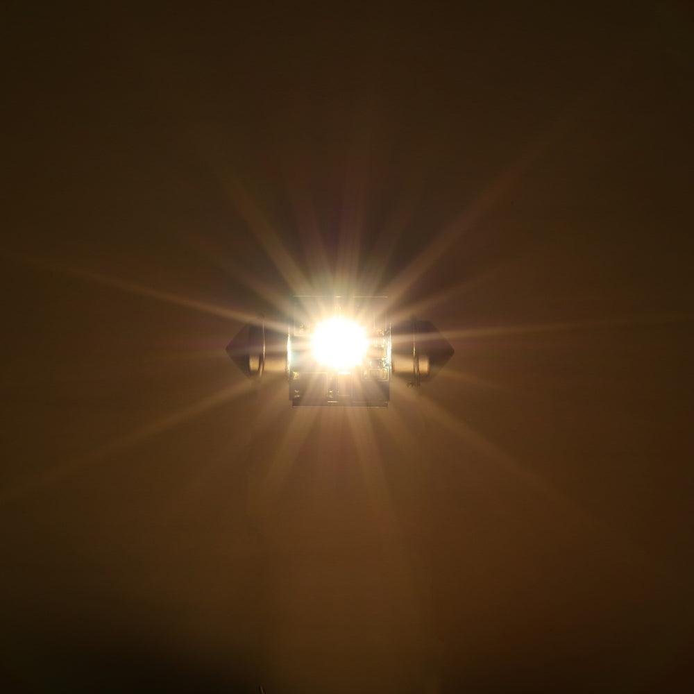 🆕(2pcs/set) Dual Color Switchback 31MM DE3175 DE3021 DE3022 1.22" 1860CSP 6500K Cool White& 5000K Natural White LED Festoon Canbus For Interior Dome Map License Plate Bulbs