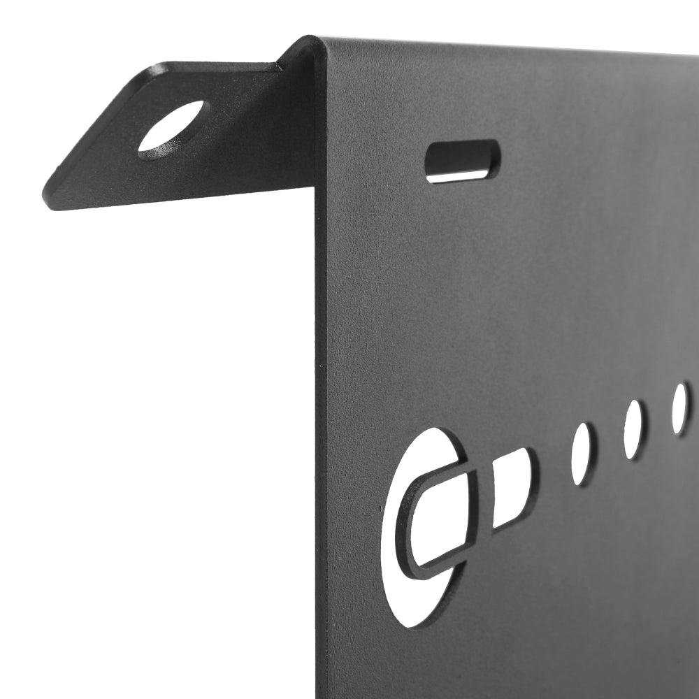 حامل لوحة ترخيص المصد الأمامي متوافق مع ملحقات فورد برونكو 2021 وما بعده 2021 2022 2023 4/2 باب