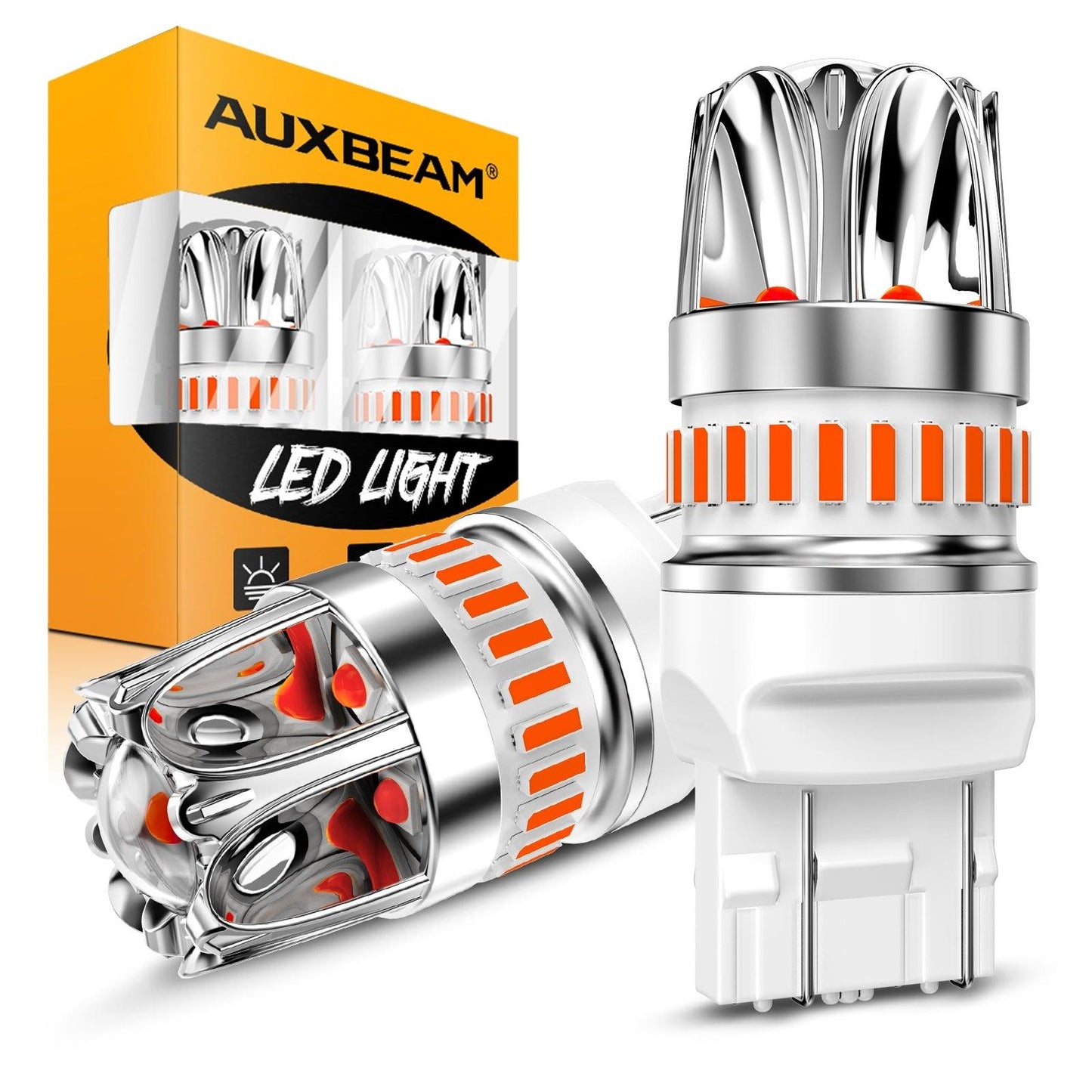 T20 7443 7440 LED Brake/Tail Light Bulbs 14W 6000LM CAN-Bus Error Free Red Y2 Series | 2 Bulbs