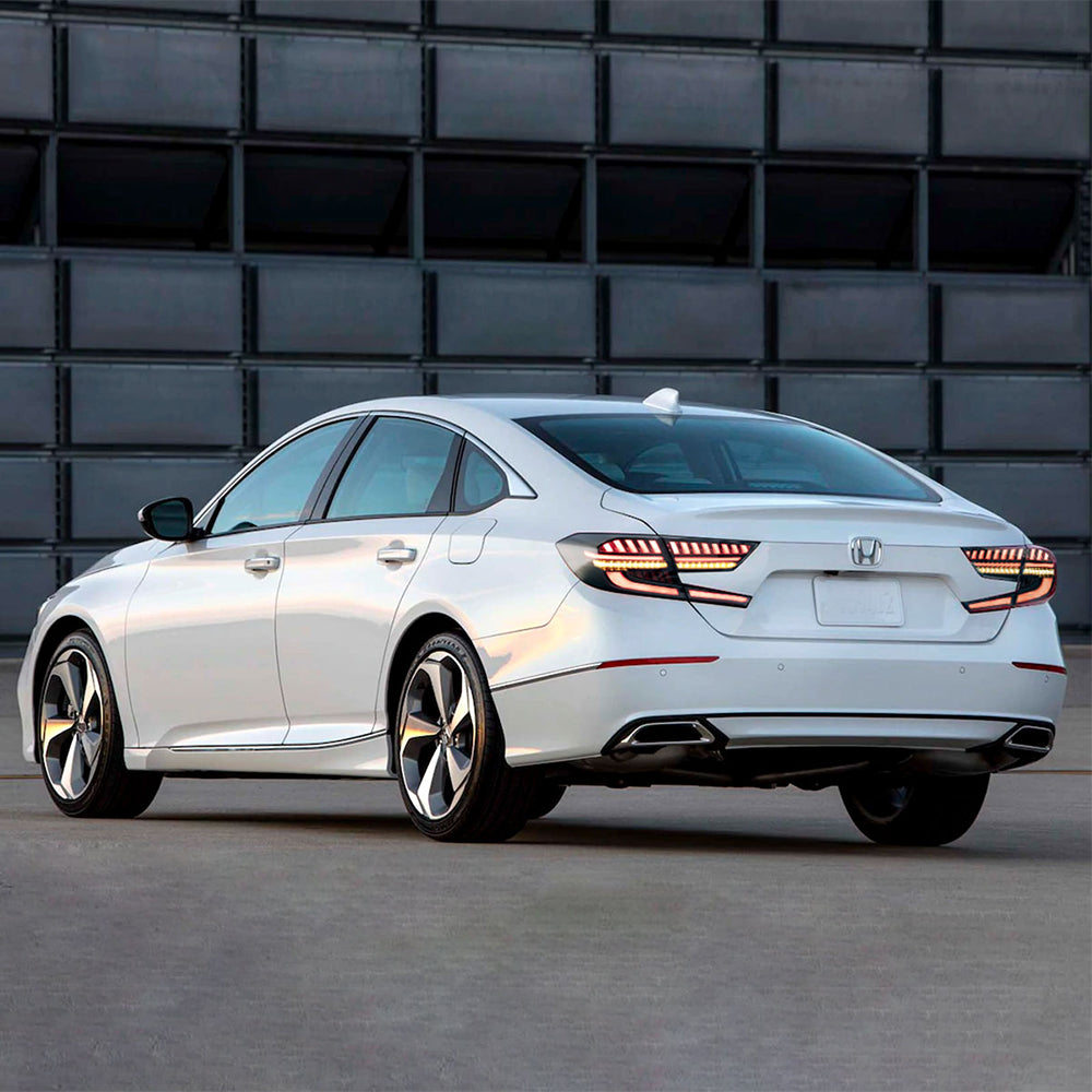 LED Tail Light Assembly With Full LED Dynamic Welcome Lighting For 2018-2022 Honda Accord 10th Gen