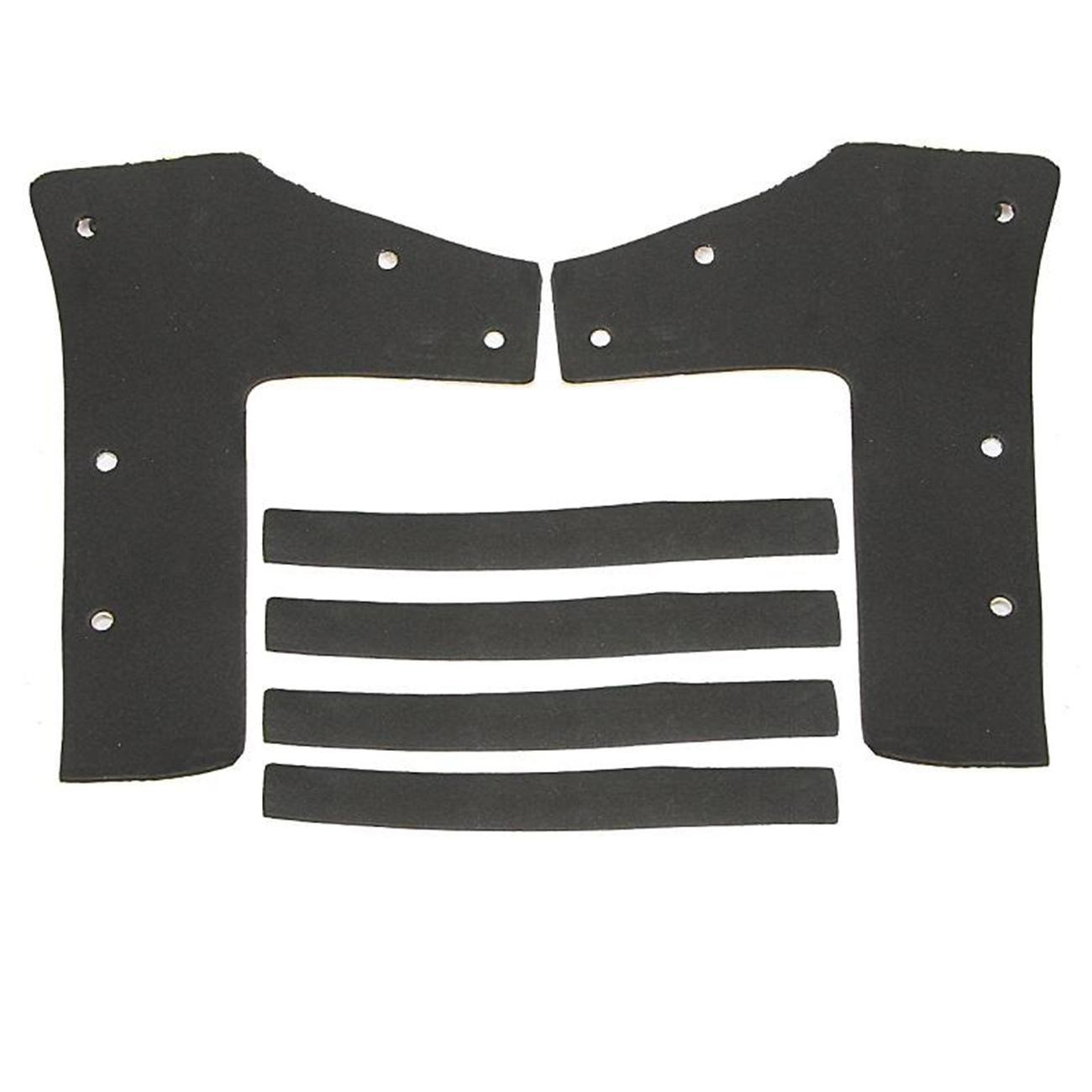 دعامات تثبيت الزجاج الأمامي لقضيب إضاءة مستقيم مقاس ٥٢ بوصة لسيارة جيب رانجلر JK موديلات ٢٠٠٧-٢٠١٧