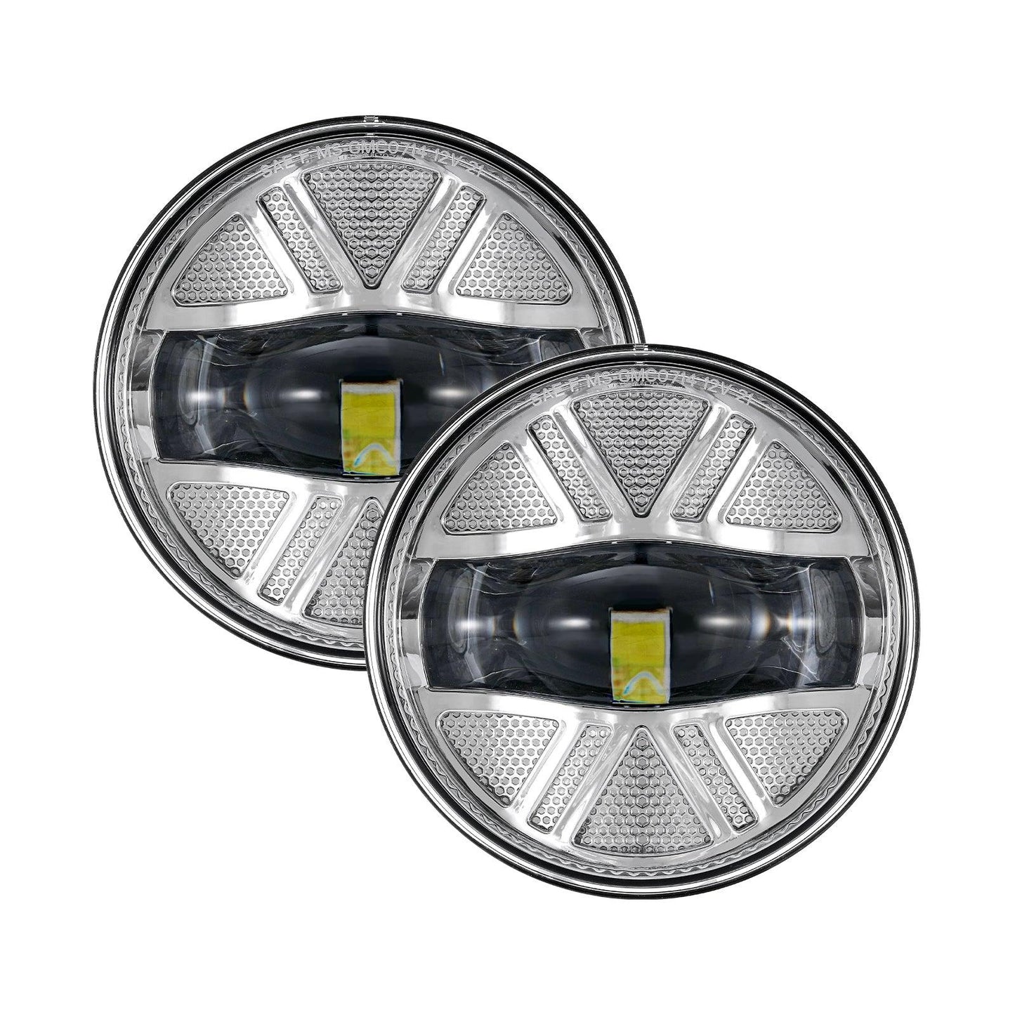 (قطعتان/مجموعة) مصابيح ضباب LED DOT بقوة 48 واط لسيارة GMC Sierra