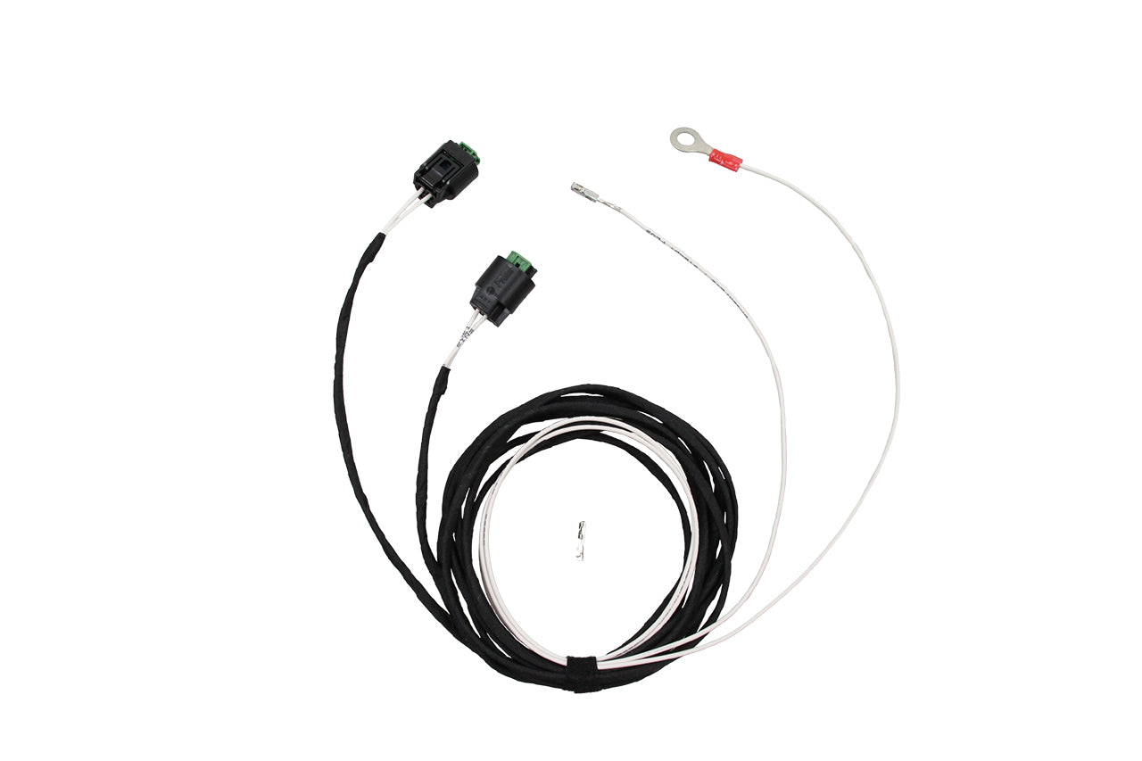 Wiring harness for heated windshield washer nozzles for VW