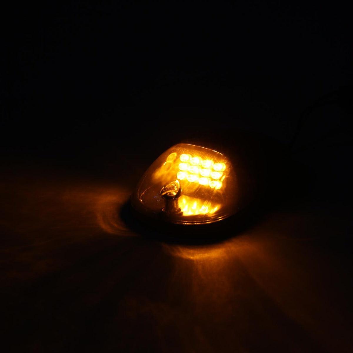 (5pcs/set) 12 LED Yellow Trailer Truck Roof Top Marker Light