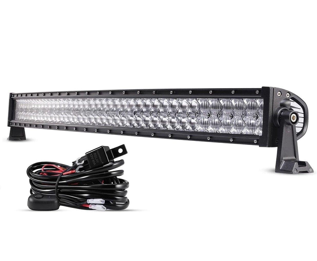 5D Series 22 Inch/32 Inch/42 Inch/50 Inch/52 Inch Combo Beam Straight/Curved Double Row LED Light Bar
