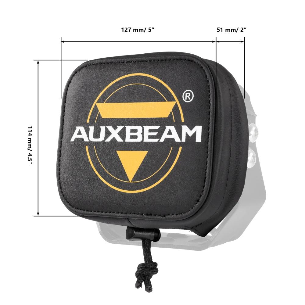 (2pcs/set) 5 Inch LED Driving Light Black Leather Cover Light Shield Cover