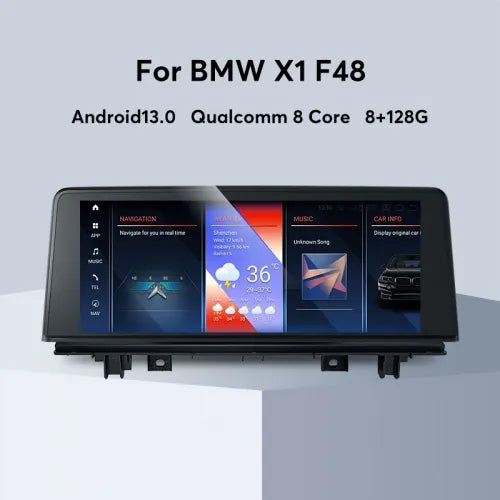 12.3" Android 13 Auto Multimedia Interface BMW X1 F48
