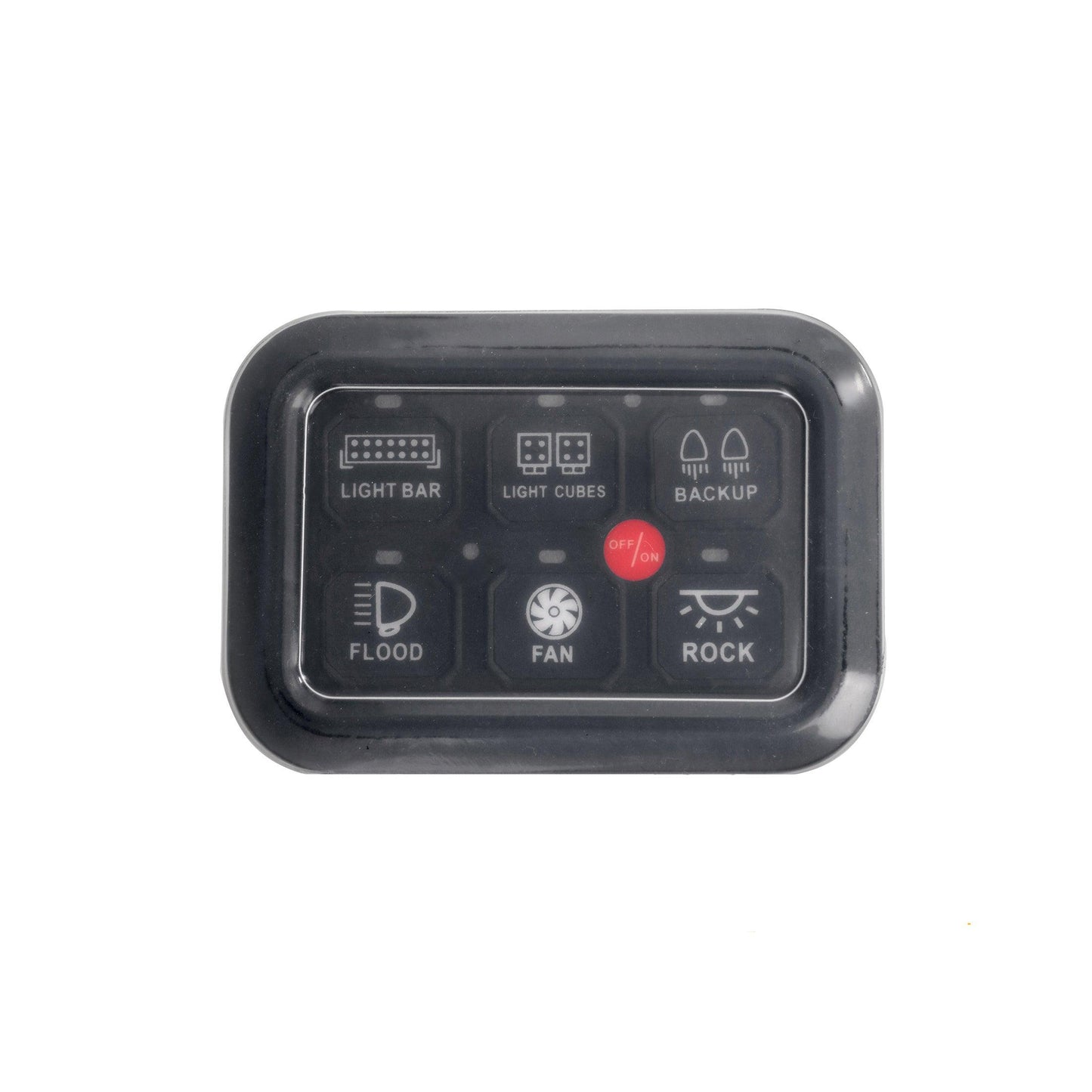 Waterproof Silicone Cover for 6 Gang Switch Panel