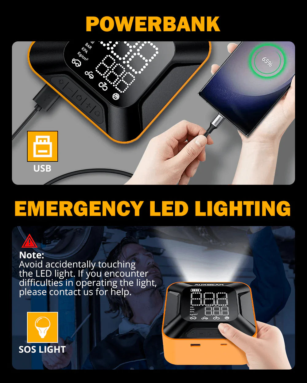 نموذج مبتدئ-H6 28 مم أسطوانة محمولة لنفخ إطارات السيارة مضخة ضاغط هواء لشاحنة البيك أب والسيارة والدراجة النارية والكرة