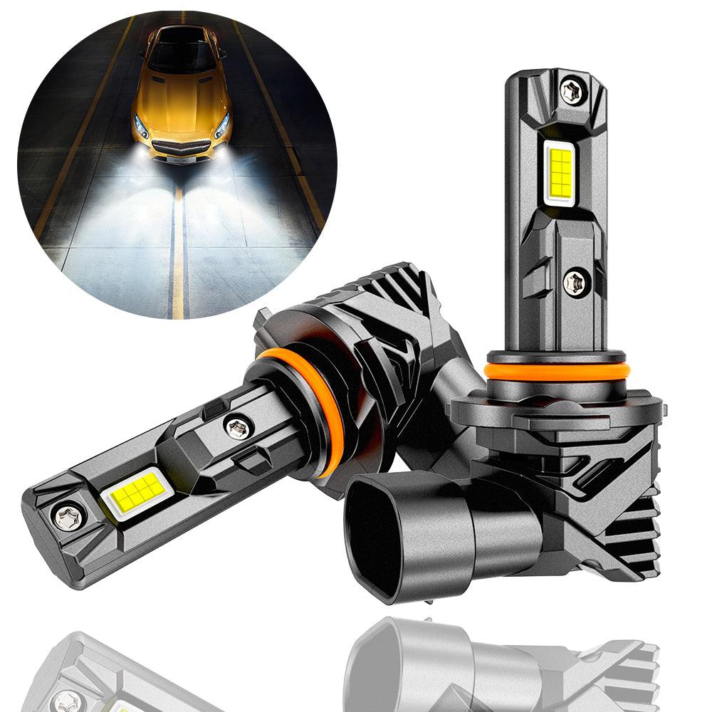 🆕9005+H11 LED Headlight Bulbs/Fog Lights Q15 Series Fanless&Wireless 60W 18000LM 6500K Cool White | 4 Bulbs - Auxbeam – éclairage LED auto