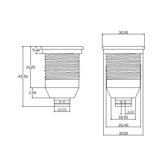 AMPIRE HDMI/USB built-in socket with 150cm cable