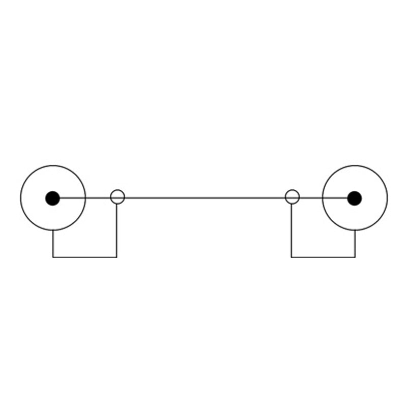 سلك فيديو AMPIRE بطول 100 سم، سلسلة X-Link، عبوة من البولي إيثيلين