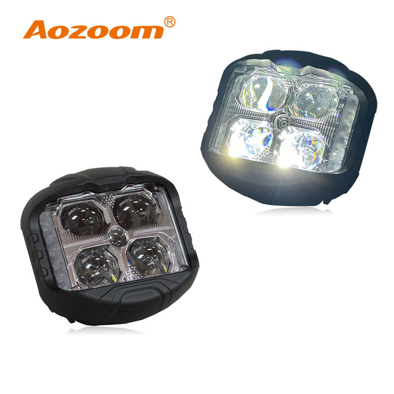 Aozoom 5 Inch RGB 12V 80W 5500K IP67 Offroad Lighting