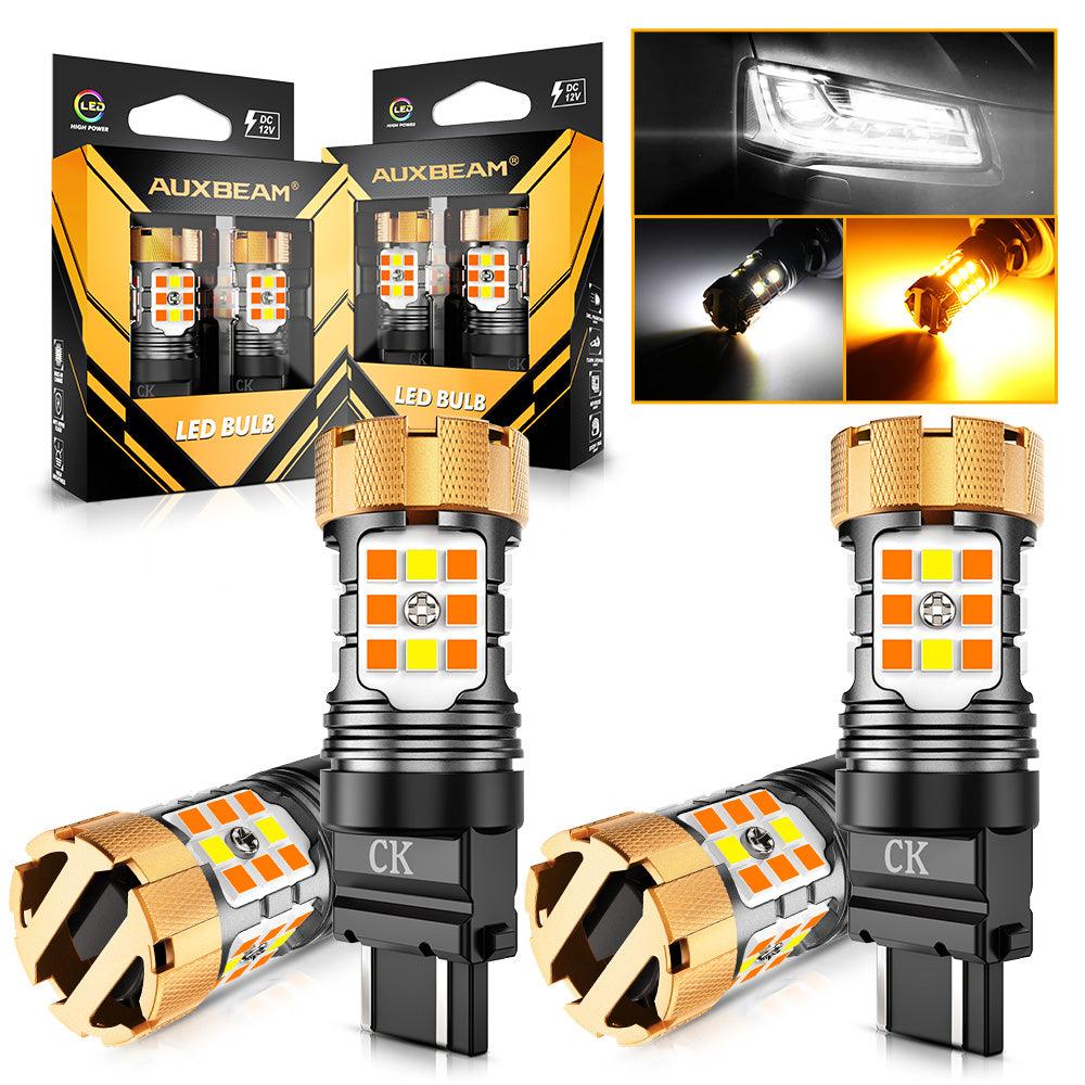 đ 3157 US-CK LED Front Turn Signal & DRL Light Bulbs 50W 4000LM CAN-Bus Error Free Dual Color Switchback White & Amber B21-PRO Series | 2 Bulbs