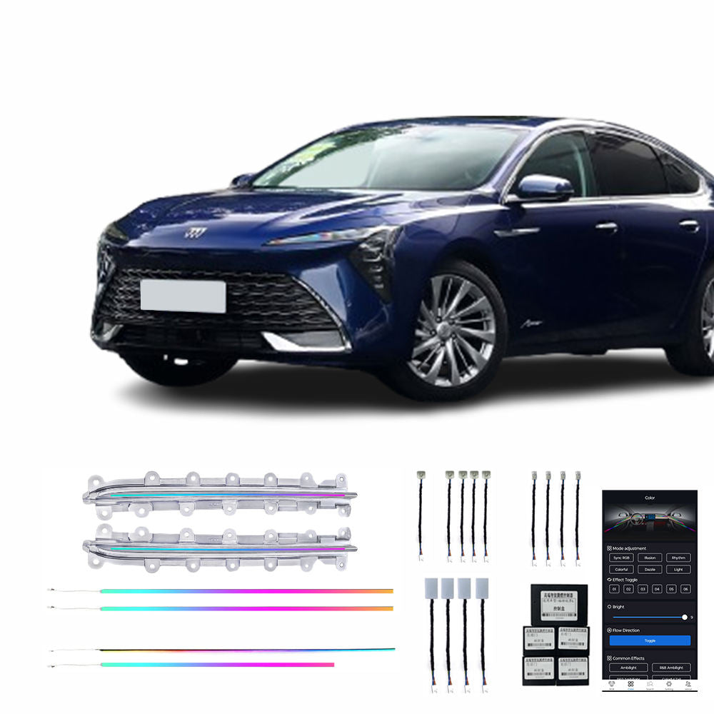 Buick 23 24 Lacrosse Original 19 Lumières Intérieur De Voiture Ambiance De Luxe Haute Qualité Refit