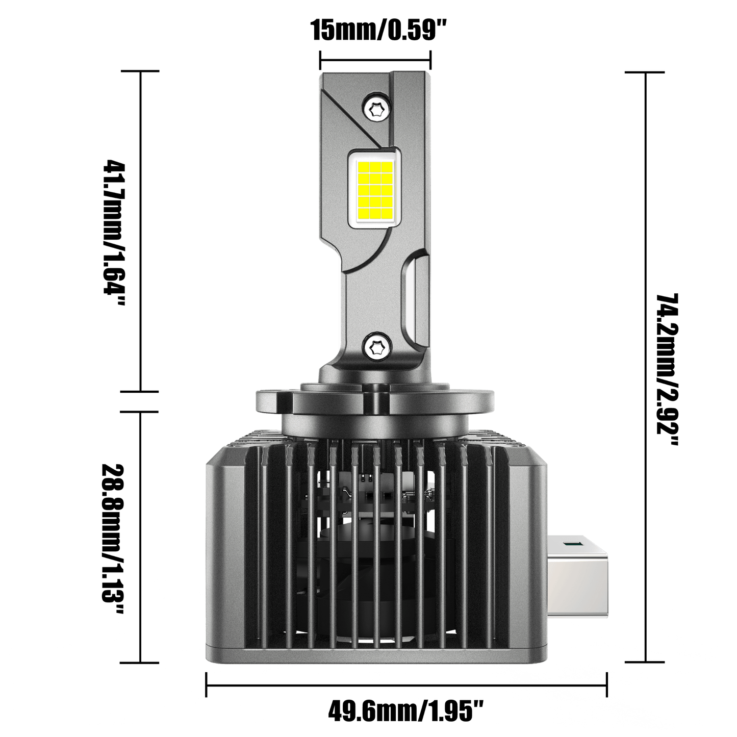 🆕D1 D1S D1R LED Headlight Bulbs 70W 22000LM HID Replacement 6500K Cool White | 2 Bulbs