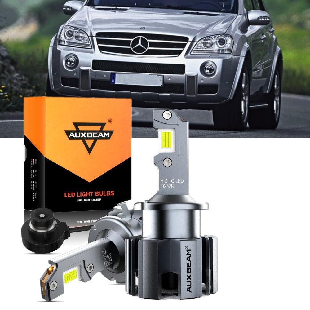 For 2007 Mercedes-Benz ML63 AMG with HID headlamps LED Light Bulbs High Low Beam Bundle - Auxbeam – éclairage LED auto