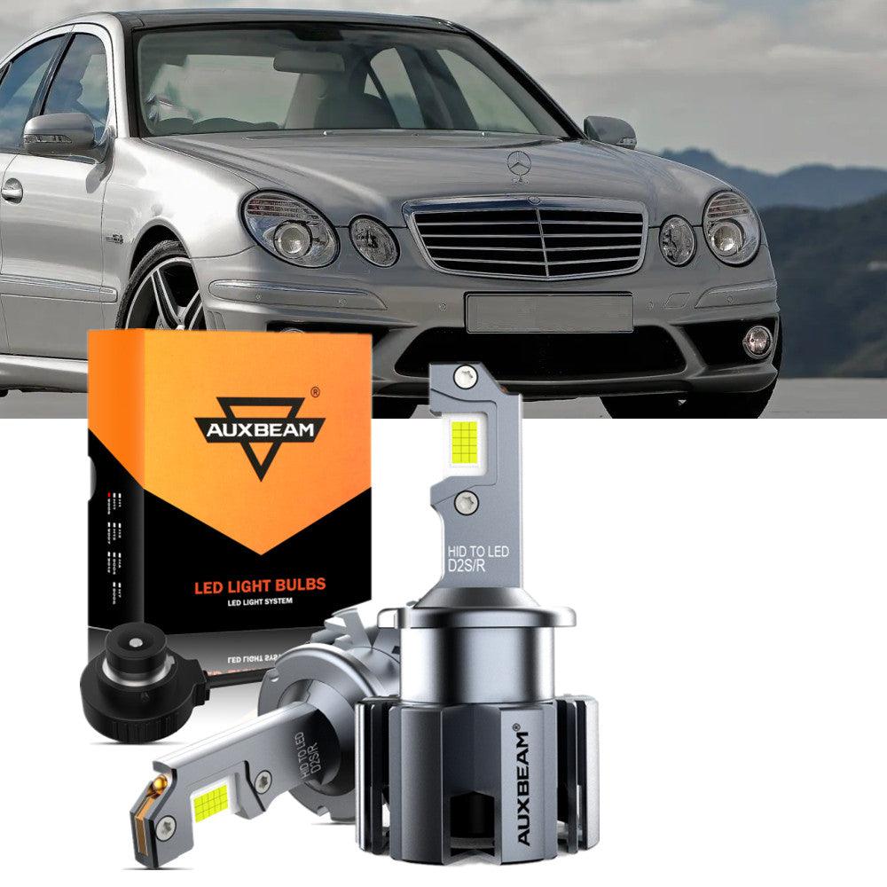 For 2007 Mercedes-Benz E63 AMG with HID headlamps LED Light Bulbs High Low Beam Bundle - Auxbeam – éclairage LED auto