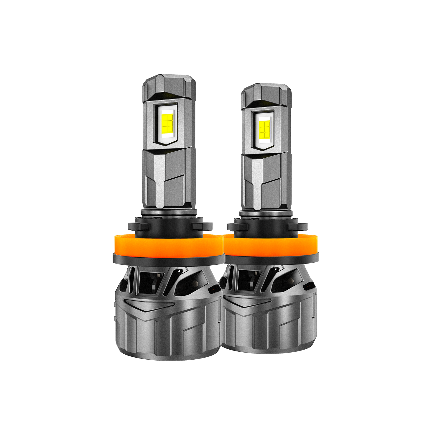 🆕H11/H9/H8 LED Headlight Bulbs 100W 22000LM F18 Series 1:1 Mini Size 6500K Cool White | 2 bulbs