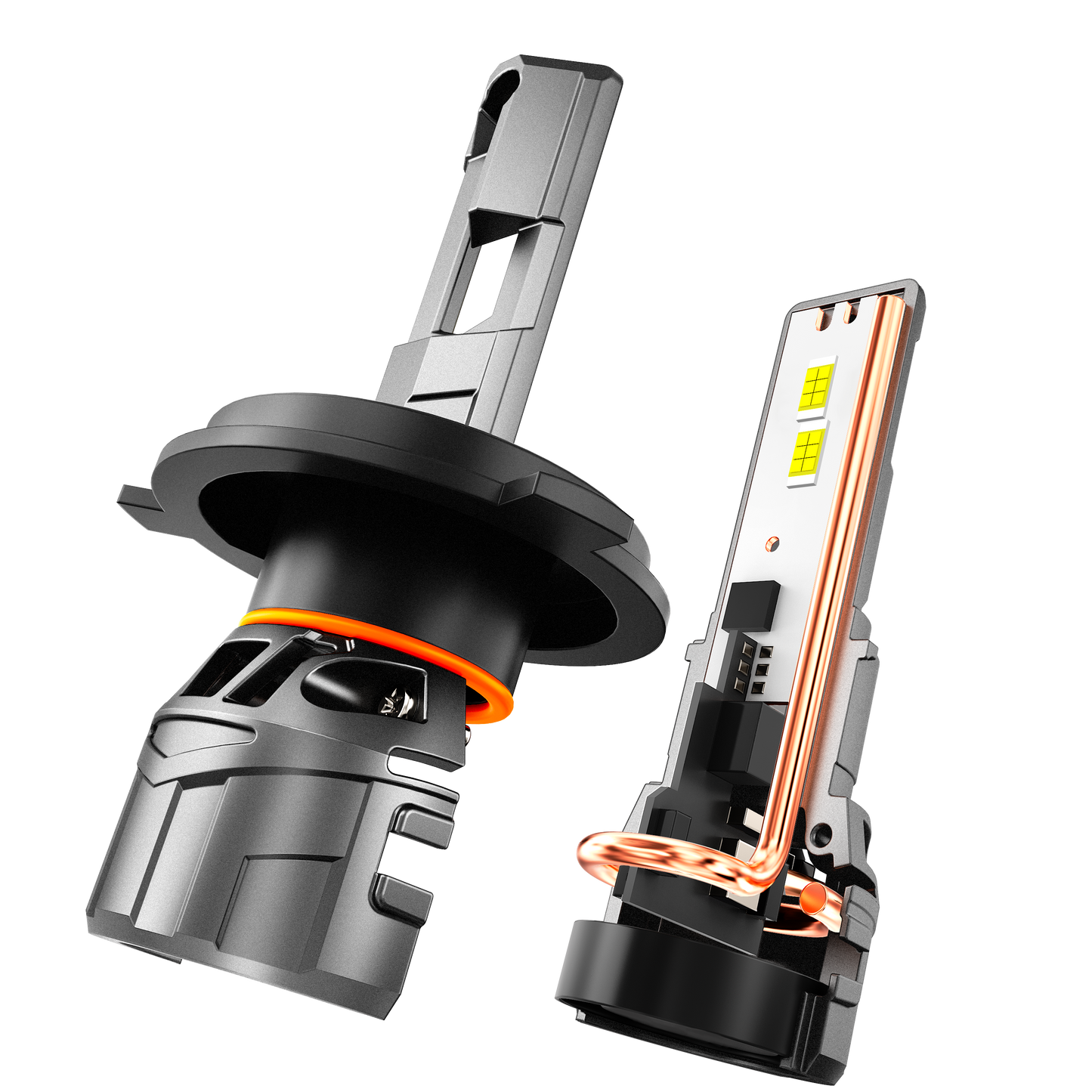 🆕H4/9003 LED Headlight Bulbs 100W 22000LM F18 Series 1:1 Mini Size 6500K Cool White | 2 Bulbs