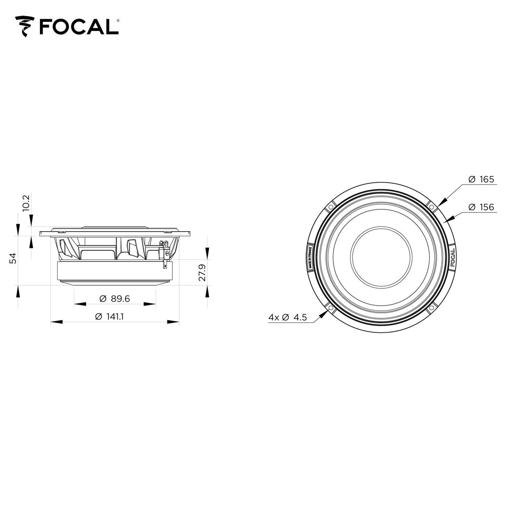 FOCAL Bass-Lautsprecher K2 POWER M-Serie، 16.5 سم