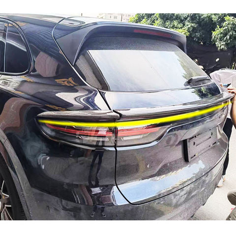 Pour Porsche Cayenne 2018-2023 Spoiler Carbone Upgrade 9Y0