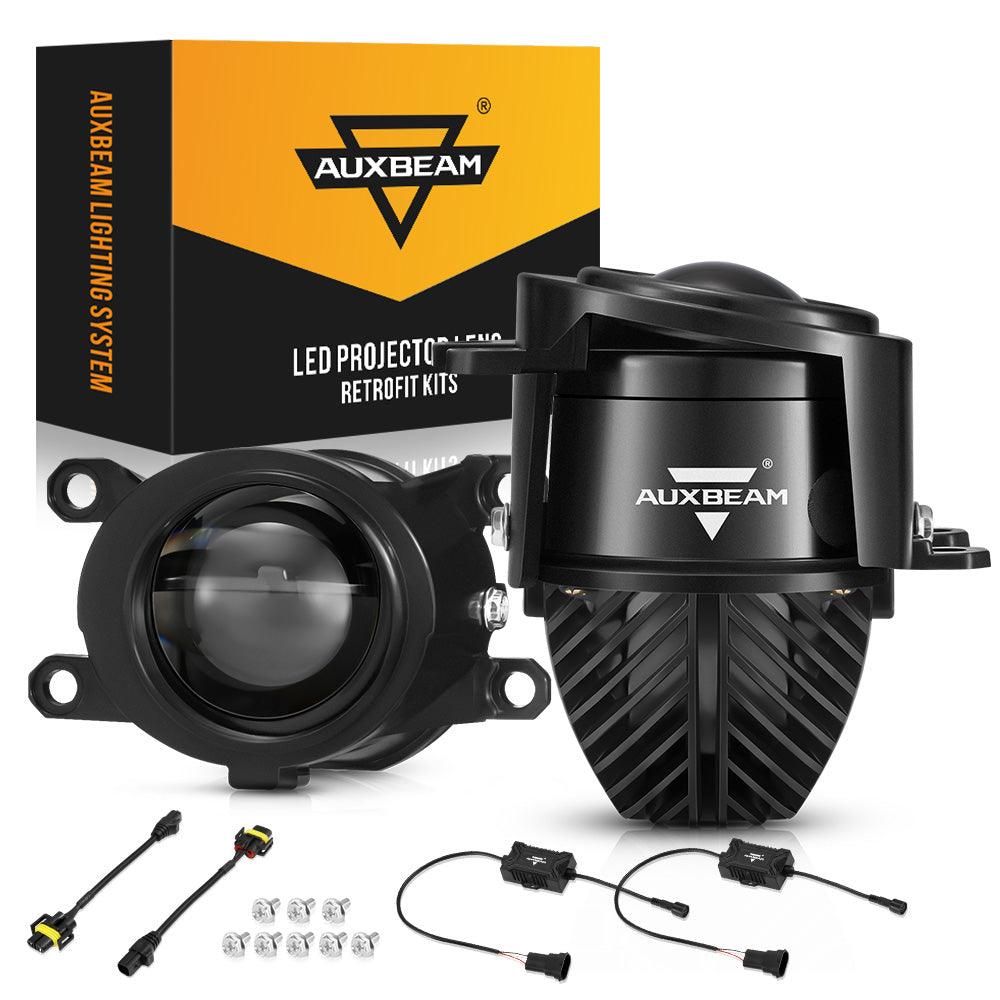 عدسة عرض ثنائية LED 70 واط، مقاس 2 بوصة، ضوء ضبابي عالي الوضوح 6000 كلفن، لسيارة تويوتا/هوندا | قطعتان/مجموعة