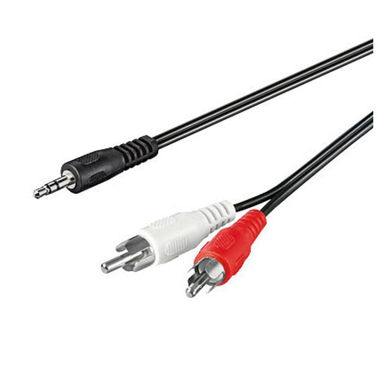 GOOBAY Audio-adapter cable 150cm, 2-channel RCA to 3.5mm jack