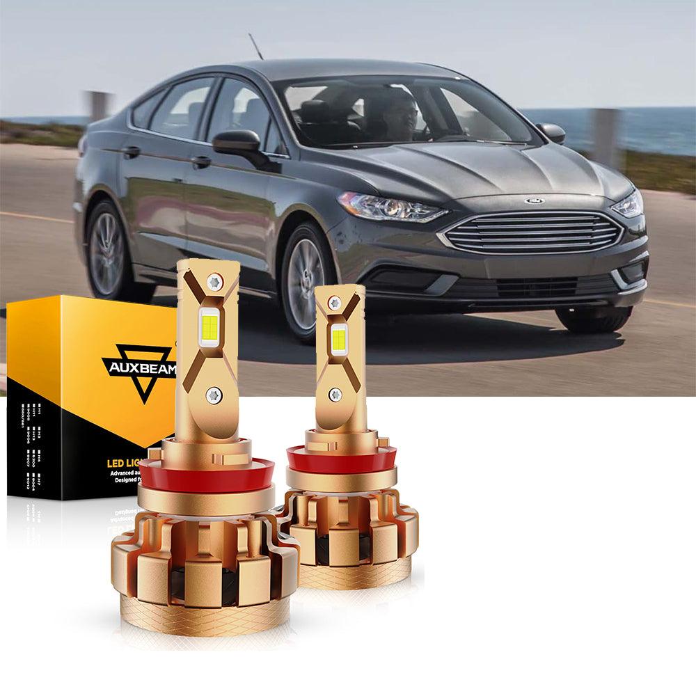 For 2006-2017 Ford Fusion F-16 Plus Series Built-in Canbus Automotive Grade 14000LM LED Light Bulbs High Low Beam Bundle - Auxbeam – éclairage LED auto