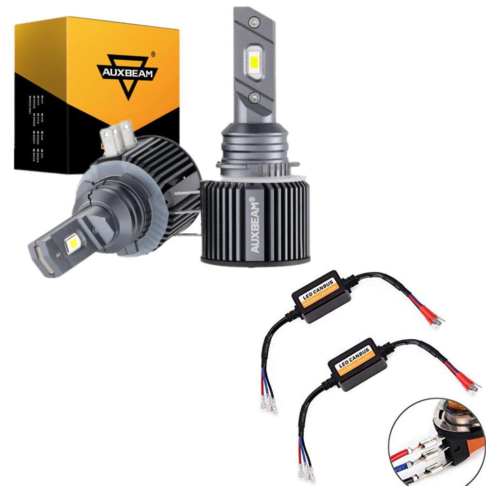 H15 LED Headlight Bulbs 70W 14000LM High Beam Daytime Running 6500K Cool White | 2 Bulbs - Auxbeam – éclairage LED auto