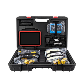 Lancement d'entrepôt aux États-Unis X431 PRO3S + HDIII 12V Voitures et camions 24V Diagnostic de codage ECU Scanner OBD2 avancé