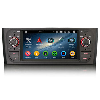Stock UE Erisin ES6723LN Android 14 avec GPS et OBD2 pour Fiat Punto Linea CarPlay 4G DSP IPS Garantie 1 an