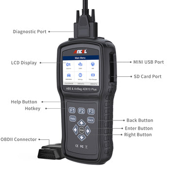 ANCEL AD610 Plus USA EU Warehouse Read Codes Live Data Engine Analyzer Full OBD2 Auto VIN Scan Tools Mise Ă jour gratuite Ă vie