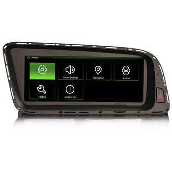 Autoradio Erisin ES3905QL, Android 14 IPS DSP, avec conduite à gauche, autoradio GPS, pour Audi Q5, CarPlay, avec configuration basse, stéréo, stock de l'UE