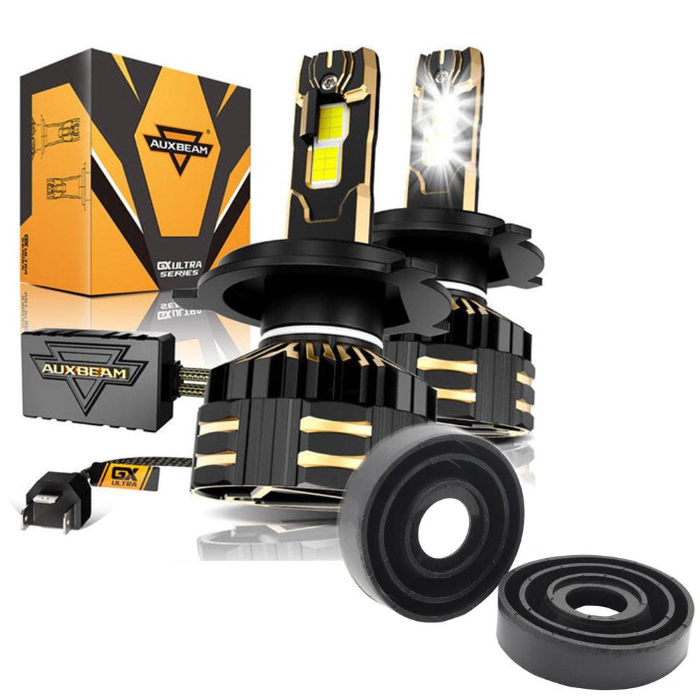 🆕H4 LED Headlight Bulbs 240W 40000LM GX-ULTRA Series 6500K Cool White | 2 Bulbs - Auxbeam – éclairage LED auto