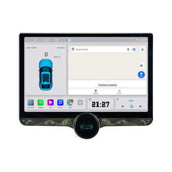 MEKEDE EU Stock entrepĂŽt français nouveau systĂšme android 10 pouces 11.5 pouces 13 pouces unitĂ© de tĂȘte de voiture pour universel