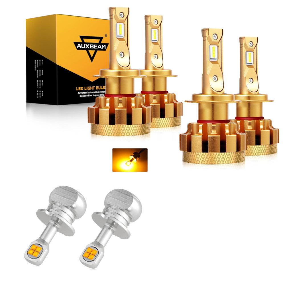 For 2000-2001 Hyundai Sonata F-16 Plus Series Built-in Canbus Automotive Grade 14000LM LED Light Bulbs High Low Beam Bundle - Auxbeam â Ă©clairage LED auto