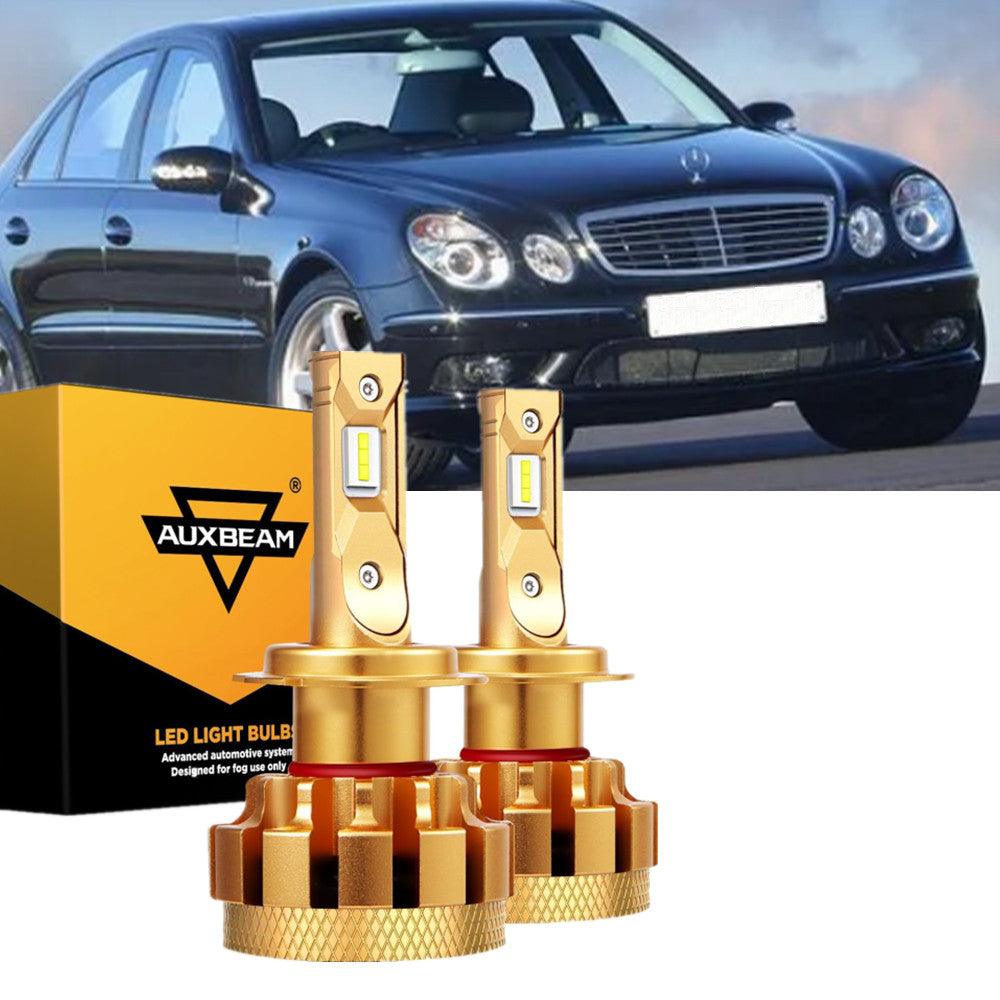 For 2000-2006 Mercedes-Benz E55 AMG with Halogen Headlamps F-16 Plus Series Built-in Canbus LED Light Bulbs High Low Beam Bundle - Auxbeam – éclairage LED auto
