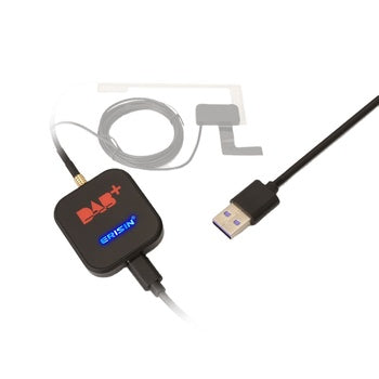 Stock UE Erisin DAB Box ES384 Adaptateur de module d'antenne DAB + externe pour autoradio stéréo Android uniquement pour l'Europe